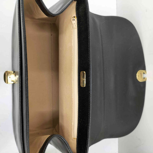 アイグナー AIGNER ハンドル レザー ハンドバッグ レディース