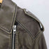 ザラ ZARA Cropped Faux Leather Biker Jacket クロップド フェイクレザー バイカージャケット レディース import:L