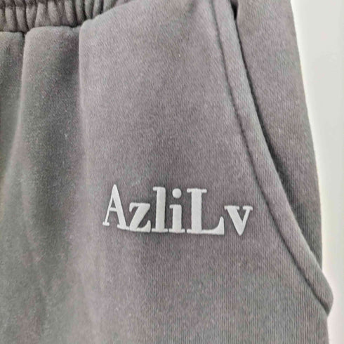 azlilv フェード加工 ラインストーンデザインスウェットパンツ メンズ JPN:L