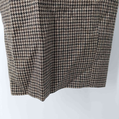 ポロバイラルフローレン Polo by RALPH LAUREN 90S ウール100% 千鳥格子1タックパンツ メンズ 78