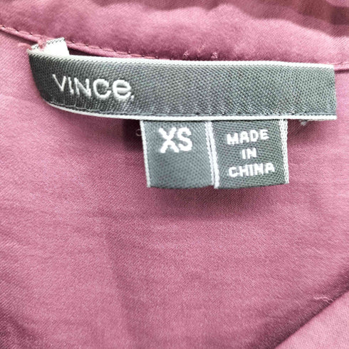 ヴィンス VINCE バックギャザー ノースリーブブラウス レディース import:XS