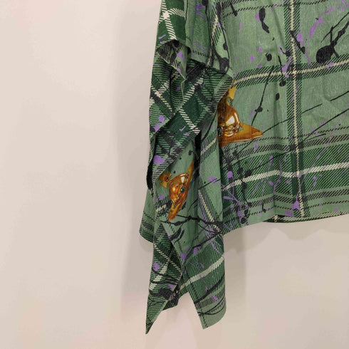 ヴィヴィアンウエストウッドレッドレーベル Vivienne Westwood RED LABEL オーブプリント変形チェックスカート レディース 00