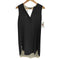 ヴィンス VINCE シルク100 バイカラー ノースリーブワンピース レディース import:XS