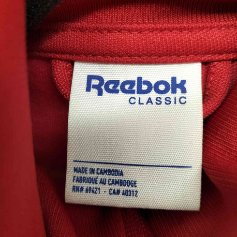リーボック Reebok フロントロゴ刺繍トラックジャケット メンズ import:S