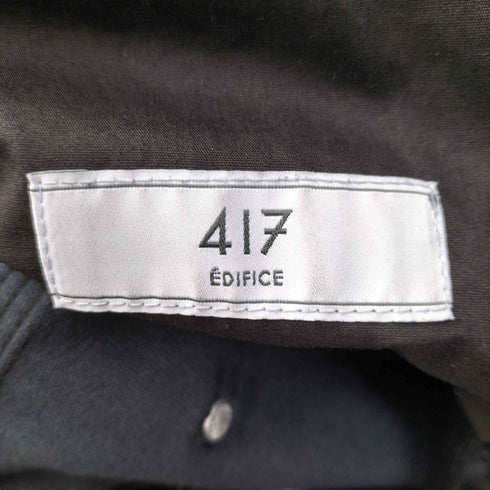 フォーワンセブンバイエディフィス 417 by EDIFICE 24SS フェイクレザー ダブルニーパンツ メンズ JPN:M