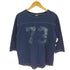 ミューズ MUSE 22SS ダメージ加工 73プリント Q/S フットボール Tシャツ レディース S(36-38)