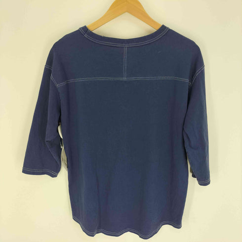 ミューズ MUSE 22SS ダメージ加工 73プリント Q/S フットボール Tシャツ レディース S(36-38)
