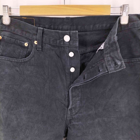 リーバイス Levis 90~00s 501 ユーロ ボタンフライ ブラックデニムパンツ メンズ 34×30