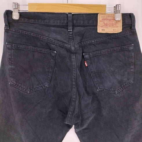 リーバイス Levis 90~00s 501 ユーロ ボタンフライ ブラックデニムパンツ メンズ 34×30