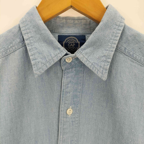 ギャップ Gap 90s OLD シャンブレー レギュラーカラーシャツ メンズ JPN:S