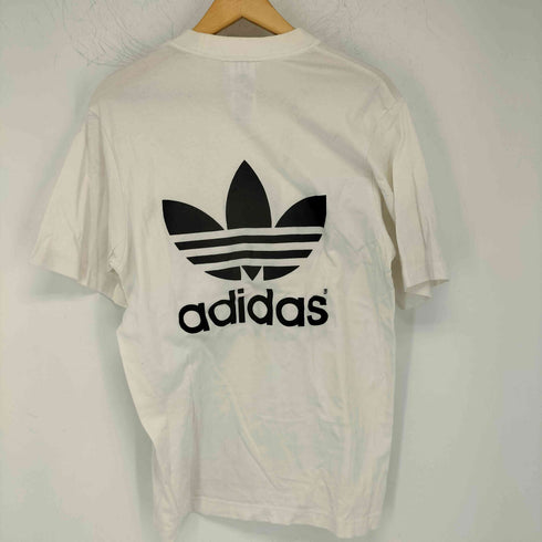 アディダスオリジナルス adidas Originals 1999年製 両面トレフォイルロゴプリント 半袖Tシャツ メンズ M