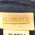 ROAMANS ギャザーポケット デニム シャツ 2X ビッグサイズ ユニセックス メンズ 2X