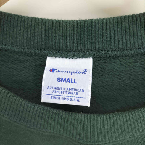 チャンピオン Champion 裏起毛 クルーネック トレーナー ワンポイント スウェットシャツ ベーシック レディース import:S