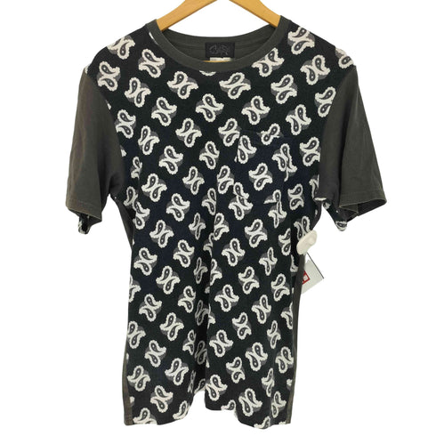 コムデギャルソンガンリュウ COMME des GARCONS GANRYU ペイズリー柄ショートスリーブTシャツ レディース import:M