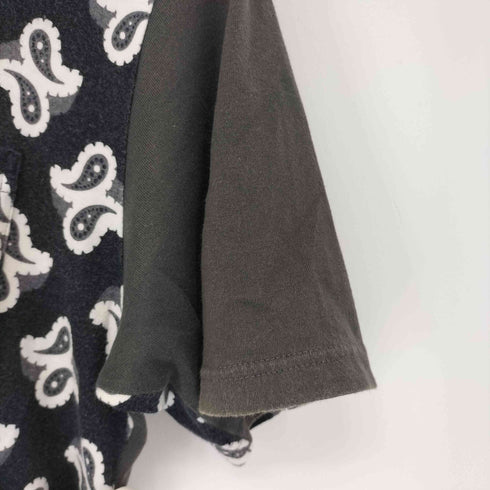 コムデギャルソンガンリュウ COMME des GARCONS GANRYU ペイズリー柄ショートスリーブTシャツ レディース import:M