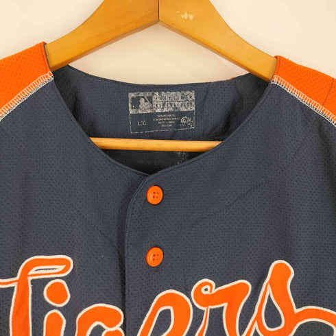 エムエルビー MLB MLBチーム 刺繍 ゲームシャツ ベースボールシャツ メンズ import:L