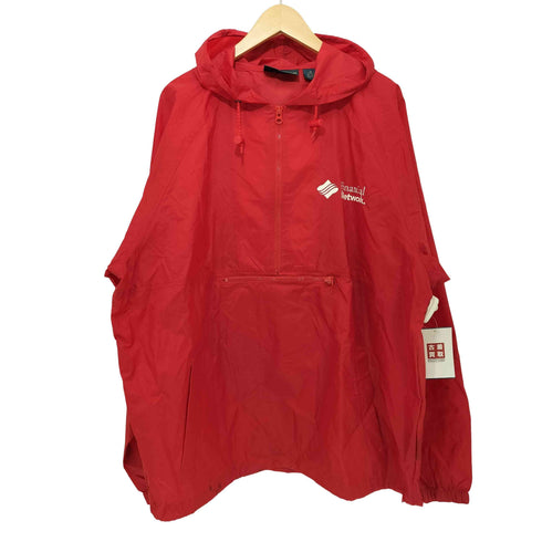 harvard square 企業ロゴ ナイロン アノラック パーカー メンズ import:XL