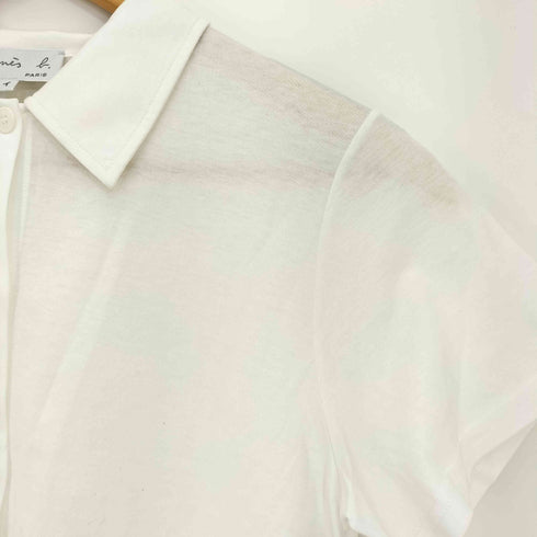 アニエスベー agnes b. PARIS コットン シャツ レディース JPN:1