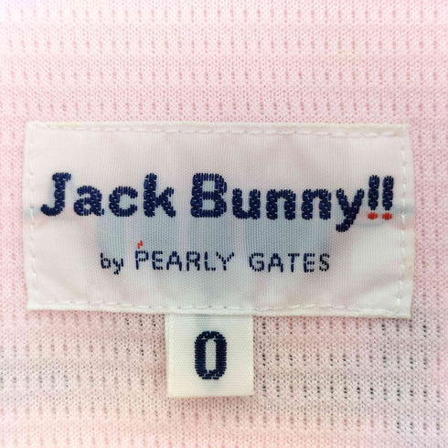 ジャックバニー JACK BUNNY ワンポイント 刺繍 ポロシャツ レディース JPN:0