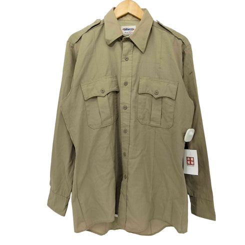 elbeco USA製 エポレット ワーク L/S シャツ メンズ 15 1/2 34