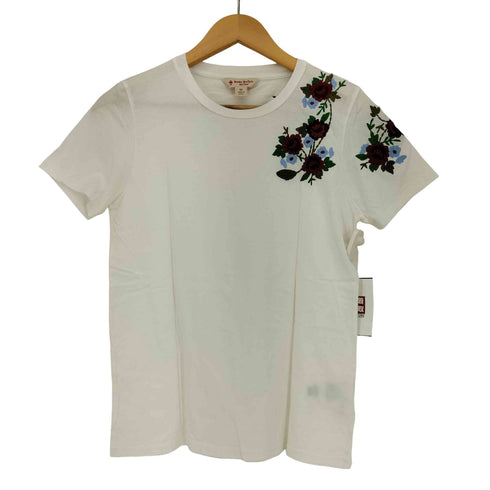 レッドフリースブルックスブラザース Red Fleece Brooks Brothers 花刺繍 Tシャツ レディース JPN:M