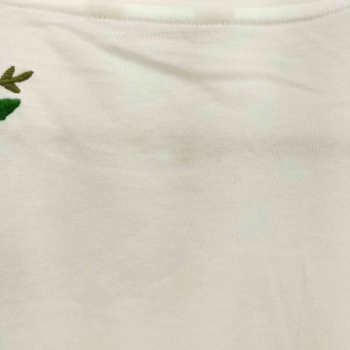 レッドフリースブルックスブラザース Red Fleece Brooks Brothers 花刺繍 Tシャツ レディース JPN:M