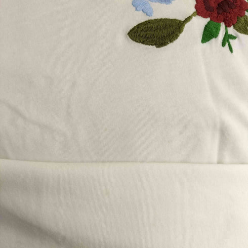レッドフリースブルックスブラザース Red Fleece Brooks Brothers 花刺繍 Tシャツ レディース JPN:M