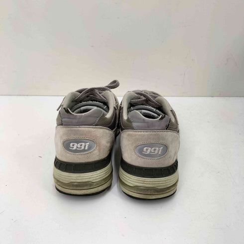 ニューバランス NEW BALANCE 英国製 M991GL GRAY ピッグスキン スエードスニーカー メンズ UK:8.5