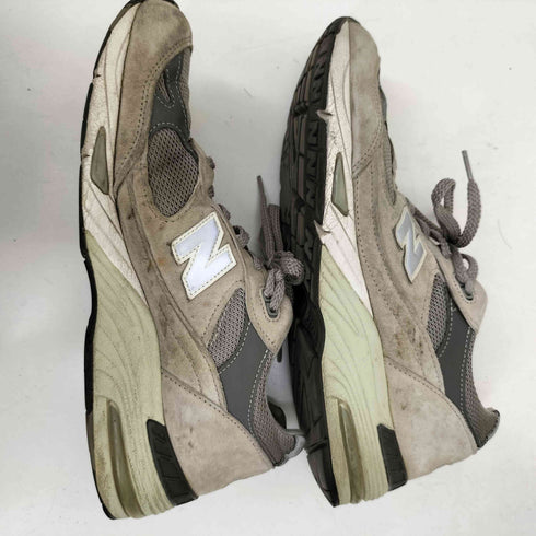 ニューバランス NEW BALANCE 英国製 M991GL GRAY ピッグスキン スエードスニーカー メンズ UK:8.5