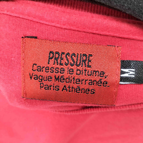 プレッシャー PRESSURE ロゴ刺繍 S/S Tシャツ メンズ JPN:M