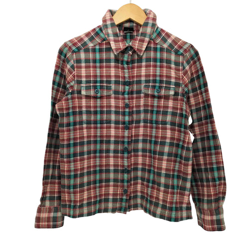 パタゴニア patagonia フロントポケット チェック ネル シャツ レディース