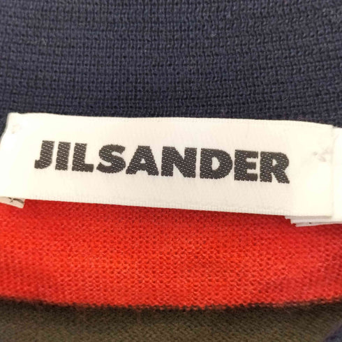 ジルサンダー JIL SANDER ニット ポロシャツ マルチボーダー レディース JPN:36