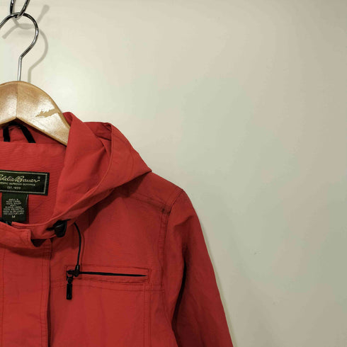 エディーバウアー Eddie Bauer 比翼 ナイロン マウンテン パーカー レディース import:M