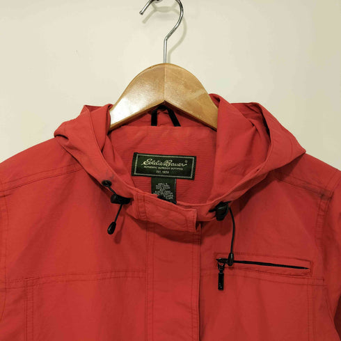 エディーバウアー Eddie Bauer 比翼 ナイロン マウンテン パーカー レディース import:M