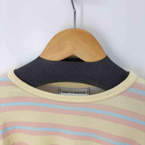 ドロールドムッシュ DROLE DE MONSIEUR ボーダー S/S tシャツ メンズ JPN:M