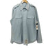 ユーエスエアーフォース U.S. AIR FORCE 00S 01年製 SHIRT MAN'S LONG SLEEVE エポレット フラップポケット L/S シャツ メンズ 17×36