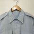 ユーエスエアーフォース U.S. AIR FORCE 00S 01年製 SHIRT MAN'S LONG SLEEVE エポレット フラップポケット L/S シャツ メンズ 17×36