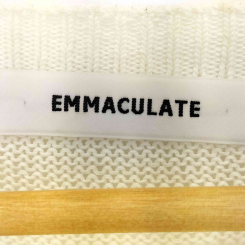 EMMACULATE コットン メッシュニット レディース