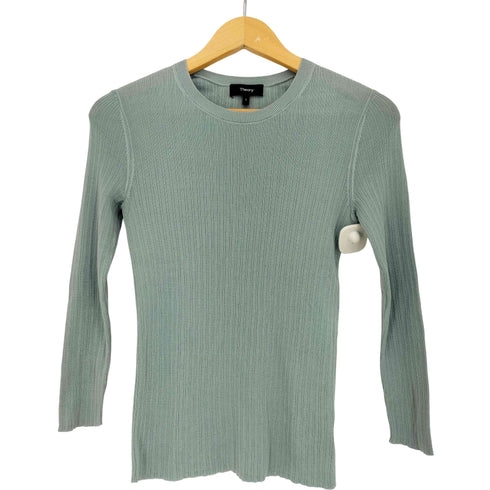 セオリー theory CREW NECK RI SUPER PIUMA リブニット レディース JPN:S