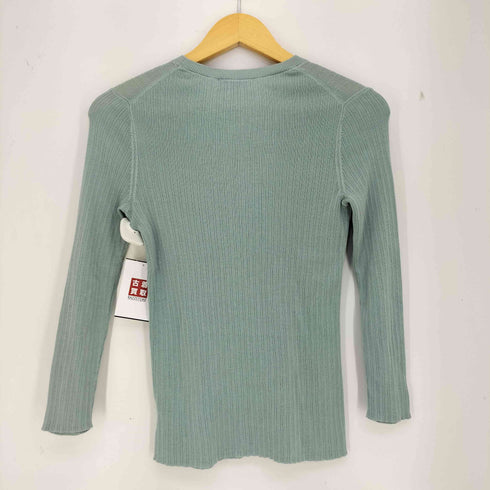 セオリー theory CREW NECK RI SUPER PIUMA リブニット レディース JPN:S