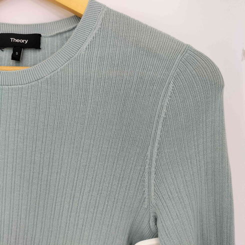 セオリー theory CREW NECK RI SUPER PIUMA リブニット レディース JPN:S