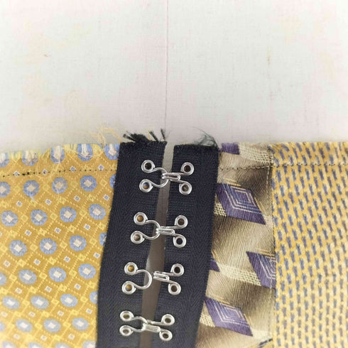 MALION vintage TIE PATCHWORK パッチワークビスチェ レディース