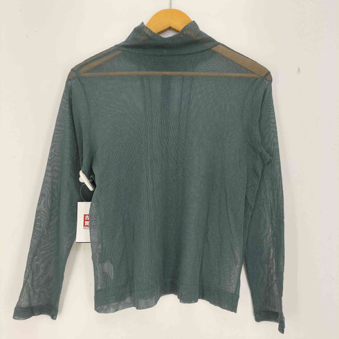 コットンハウスアヤ Cotton House Aya yesterday Cross ハイネック メッシュ Tシャツ レディース JPN:M