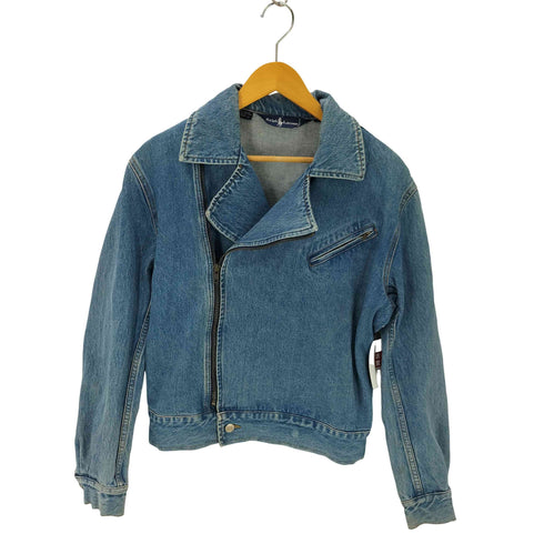 ラルフローレン RALPH LAUREN 80S-90S デニムライダースジャケット レディース JPN:S