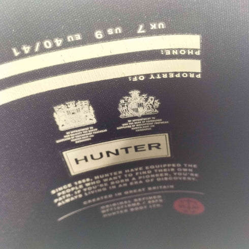ハンター HUNTER レインブーツ レディース UK7