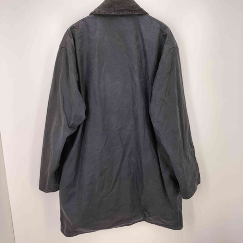 バブアー Barbour 90S 英国製 3ワラント BORDER JACKET ボーダー オイルドジャケット 93年製 メンズ C44/112cm