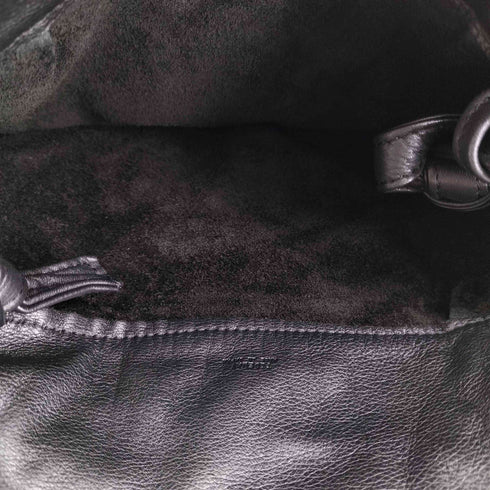 TIDEWAY レザー巾着バック メンズ