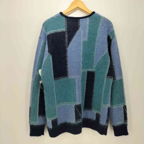 ニードルズ Needles 22AW 別注 Mohair Cardigan - Patchwork Motif パッチワーク モヘアニットカーディガン メンズ JPN:L