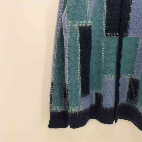 ニードルズ Needles 22AW 別注 Mohair Cardigan - Patchwork Motif パッチワーク モヘアニットカーディガン メンズ JPN:L