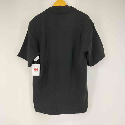 トミーバハマ Tommy Bahama S/S シルク 開襟シャツ ブラック メンズ JPN:S